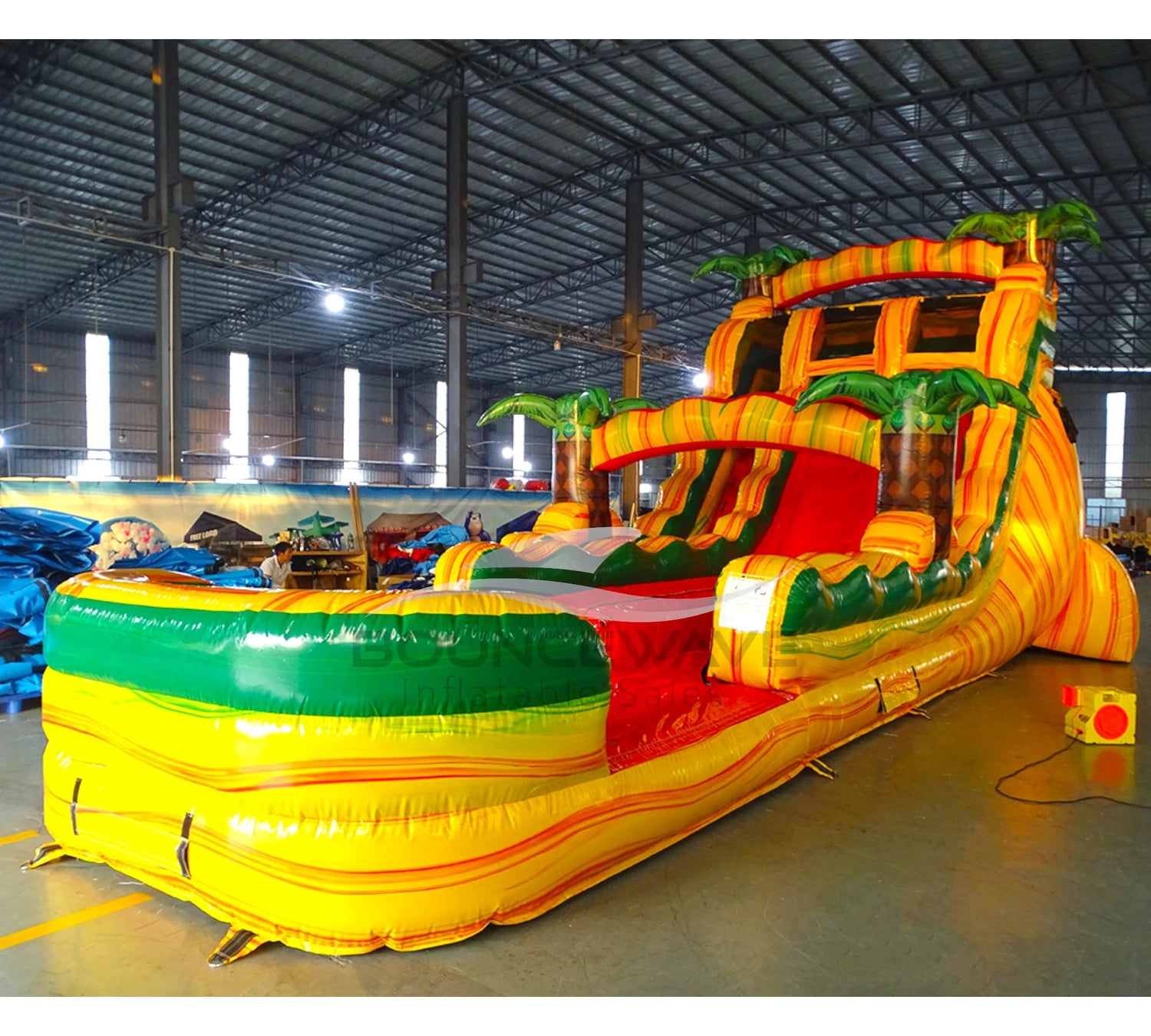 18ft Rasta Splash Dual Lane Water Slide – Hybrid 18ft Rasta Splash Dual Lane Water Slide – Hybrid