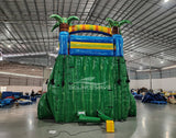 18ft Reggae Rush Commercial Single Lane Inflatable Water Slide - BounceWave Inflatable Sales