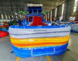 18ft Rip Curl Hybrid Dual Lane Inflatable Water Slide - BounceWave Inflatable Sales