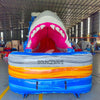 18ft Rip Curl Shark Attack 2pc Hybrid Dual Lane Inflatable Water Slide - BounceWave Inflatable Sales