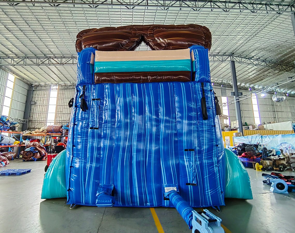 18ft South Beach Hybrid Dual Lane Inflatable Water Slide - BounceWave Inflatable Sales