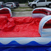 18ft Star Spangled Splash Hybrid Dual Lane Inflatable Water Slide - BounceWave Inflatable Sales