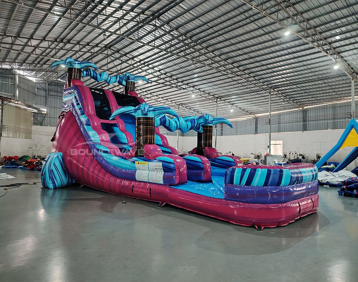 18ft Supernova Commercial Single Lane Inflatable Water Slide