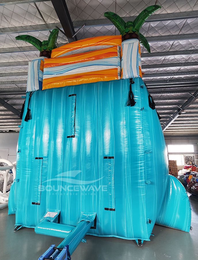 Inflatable Wave 18ft Surf’s Up Single Lane Water Slide