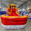 18ft Tiki Volcano Hybrid Dual Lane Inflatable Water Slide - BounceWave Inflatable Sales