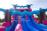 18ft UltraShock Dual Lane Hybrid Water Slide - BounceWave Inflatable Sales
