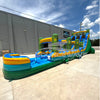 19ft Tiki Typhoon Dual Lane 2PC Inflatable Water Slide With Slip & Slide - BounceWave Inflatable Sales