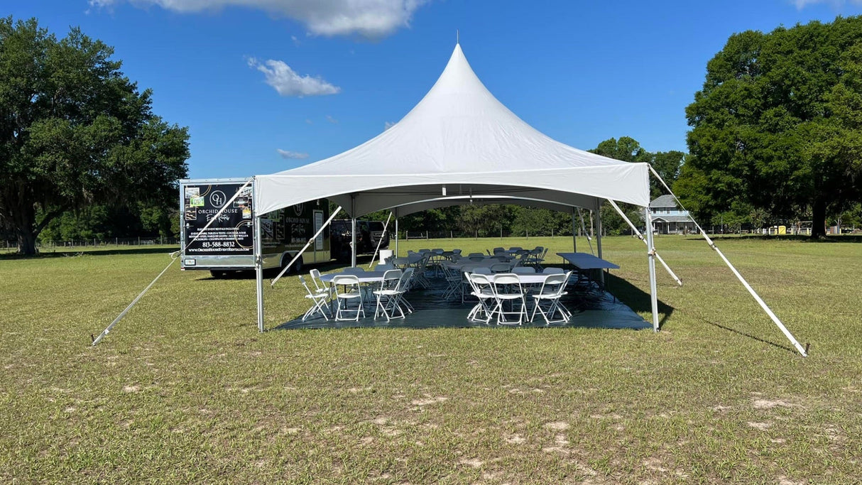 20' x 20' Commercial Grade High Peak Tent - BounceWave Inflatable Sales