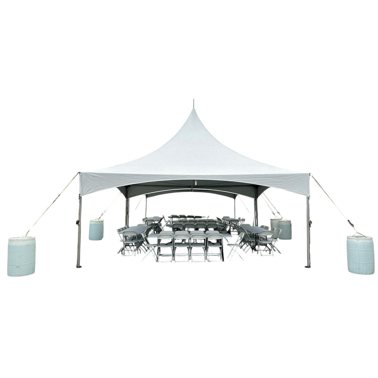 20' x 20' Commercial Grade High Peak Tent - BounceWave Inflatable Sales