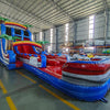 20ft Baja Splash Hybrid Dual Lane Inflatable Water Slide - BounceWave Inflatable Sales
