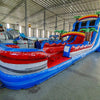 20ft Baja Splash Hybrid Dual Lane Inflatable Water Slide - BounceWave Inflatable Sales