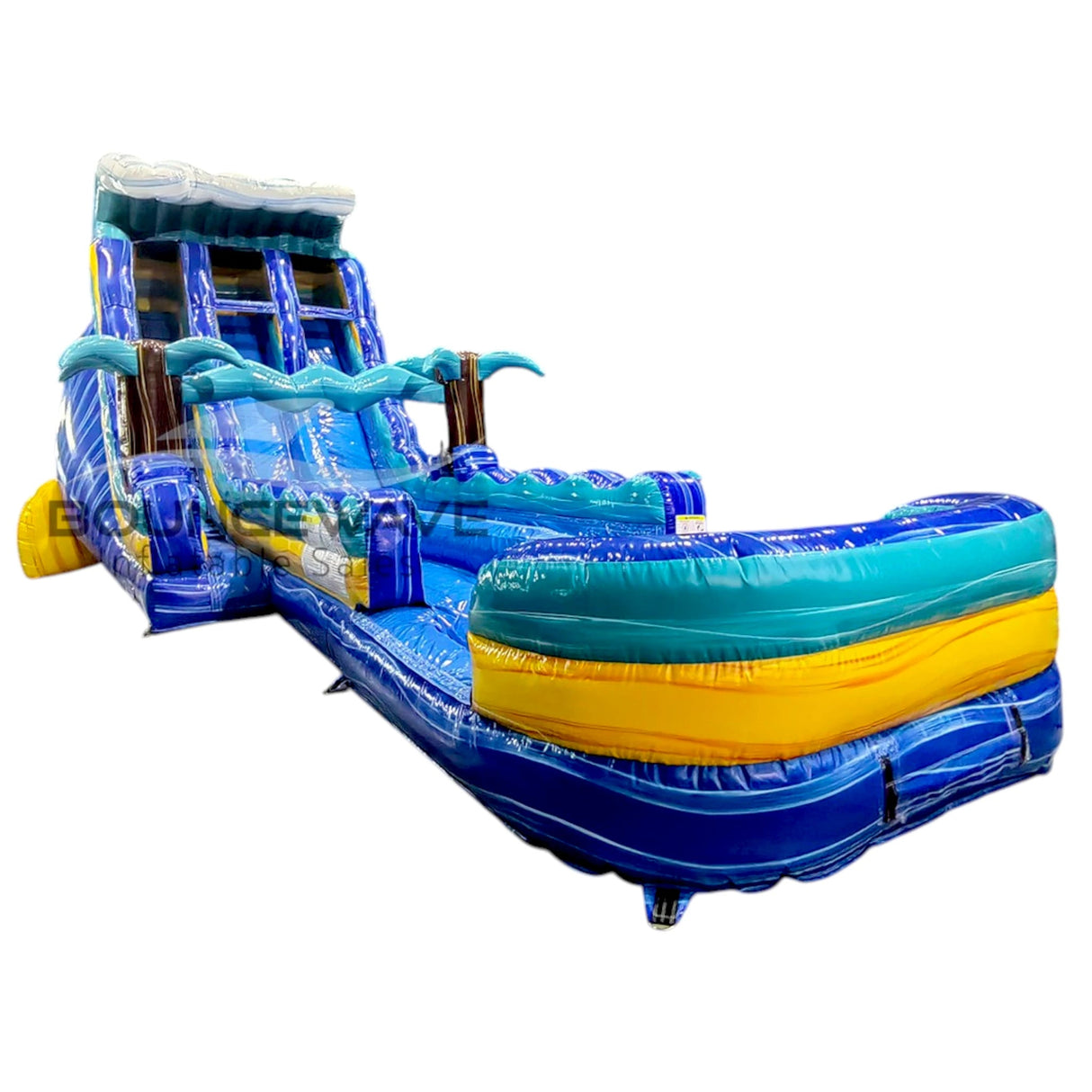 20ft Bimini Wave Dual Lane Water Slide – Hybrid - BounceWave Inflatable Sales