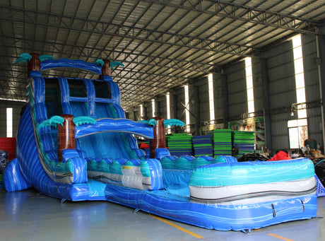 20ft Cayman Crush Dual Lane Water Slide – Hybrid
