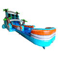 20ft Fiji Falls Hybrid Dual Lane Inflatable Water Slide