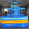 20ft Flashpoint Falls Commercial Single Lane Inflatable Water Slide - BounceWave Inflatable Sales