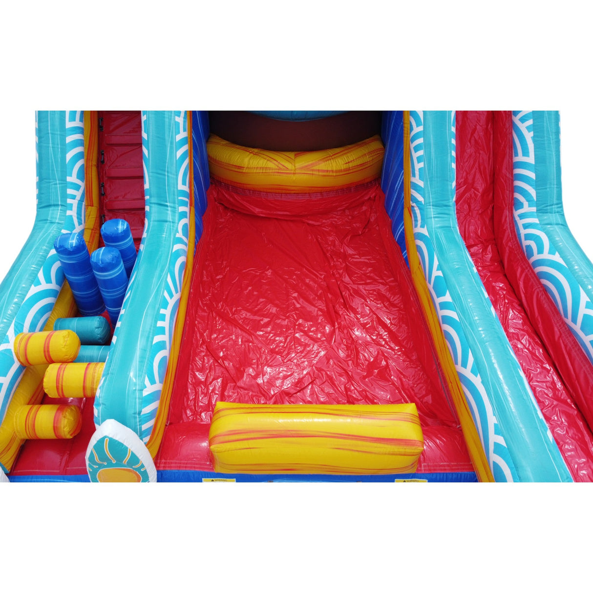 20ft Kona Falls Lagoon Commercial Inflatable Water Slide - BounceWave Inflatable Sales