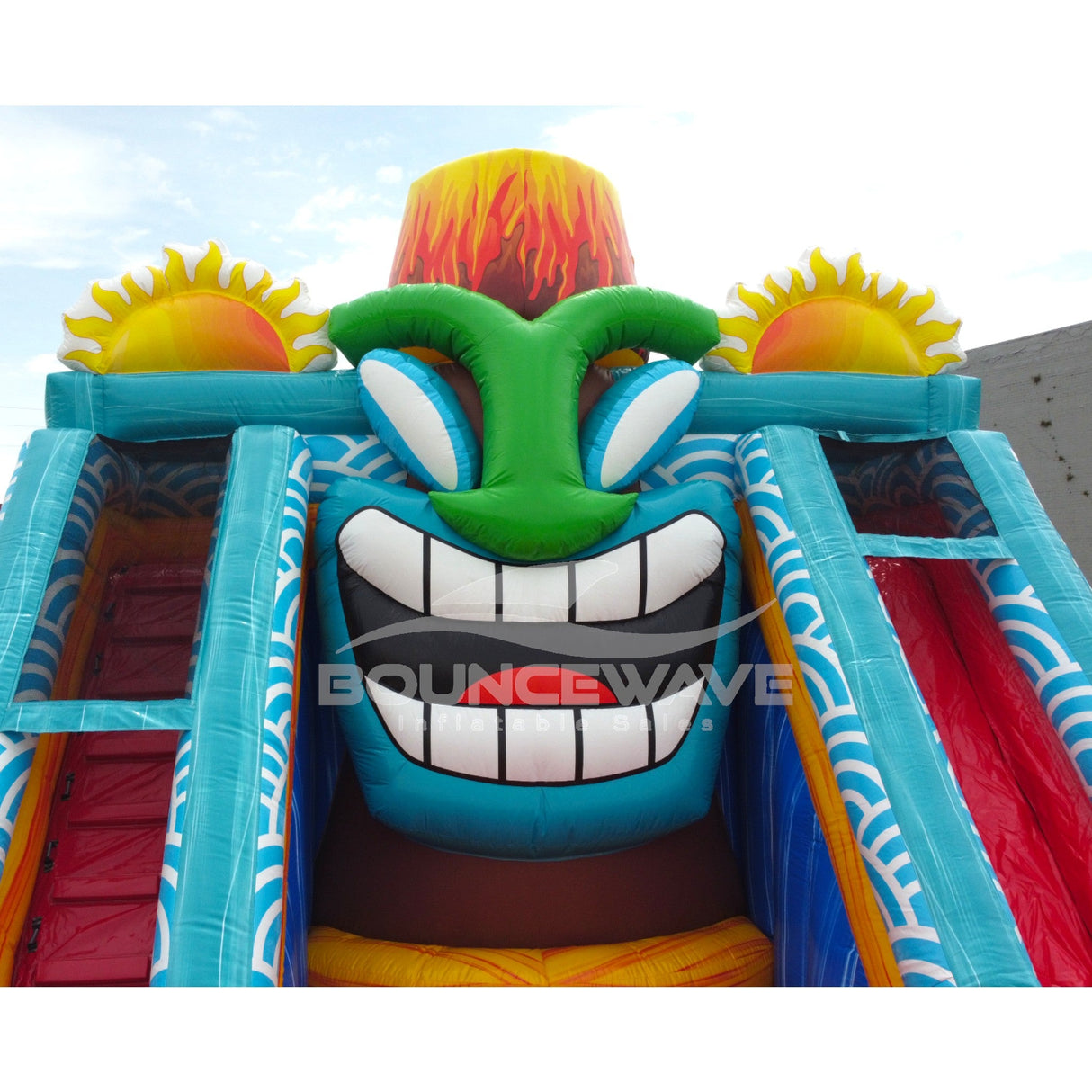 20ft Kona Falls Lagoon Commercial Inflatable Water Slide - BounceWave Inflatable Sales