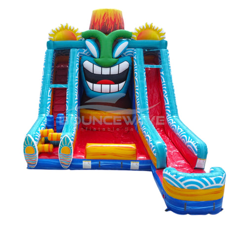 20ft Kona Falls Lagoon Commercial Inflatable Water Slide - BounceWave Inflatable Sales