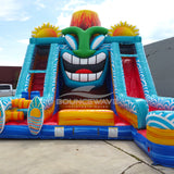 20ft Kona Falls Lagoon Commercial Inflatable Water Slide - BounceWave Inflatable Sales