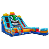 20ft Kona Falls Lagoon Commercial Inflatable Water Slide - BounceWave Inflatable Sales