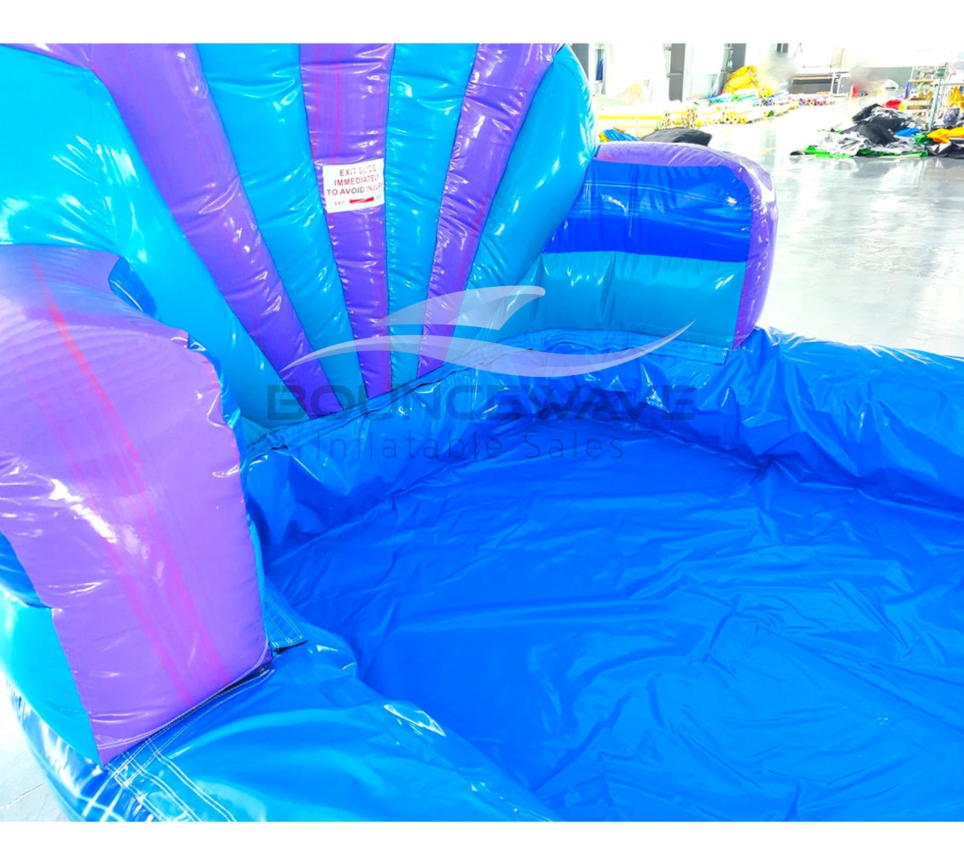 20ft Mermaid's Cove Hybrid Dual Lane Inflatable Water Slide