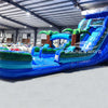 20ft Trop Wave Commercial Single Lane Inflatable Water Slide - BounceWave Inflatable Sales