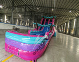 20ft Ultra Shock Dual Lane Water Slide – Hybrid - BounceWave Inflatable Sales