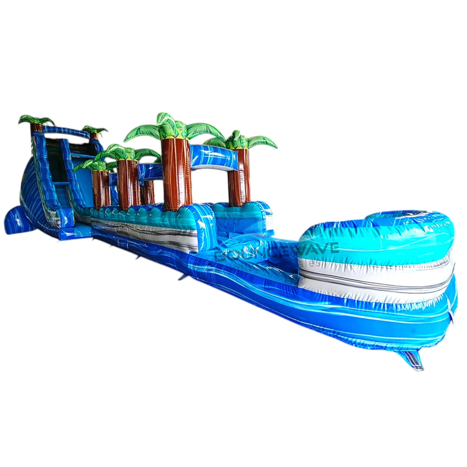 22ft Cayman Crush Single Lane Inflatable Water Slide With Slip & Slide - BounceWave Inflatable Sales