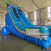 22ft Cayman Crush Single Lane Inflatable Water Slide With Slip & Slide - BounceWave Inflatable Sales