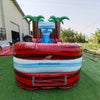 22ft Crimson Bay Single Lane Inflatable Water Slide With Slip & Slide - BounceWave Inflatable Sales