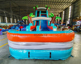 22ft Fiji Falls Commercial Single Lane Inflatable Water Slide - BounceWave Inflatable Sales