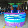 22ft Purple Plunge Teal Single Lane Inflatable Water Slide With Slip & Slide - BounceWave Inflatable Sales