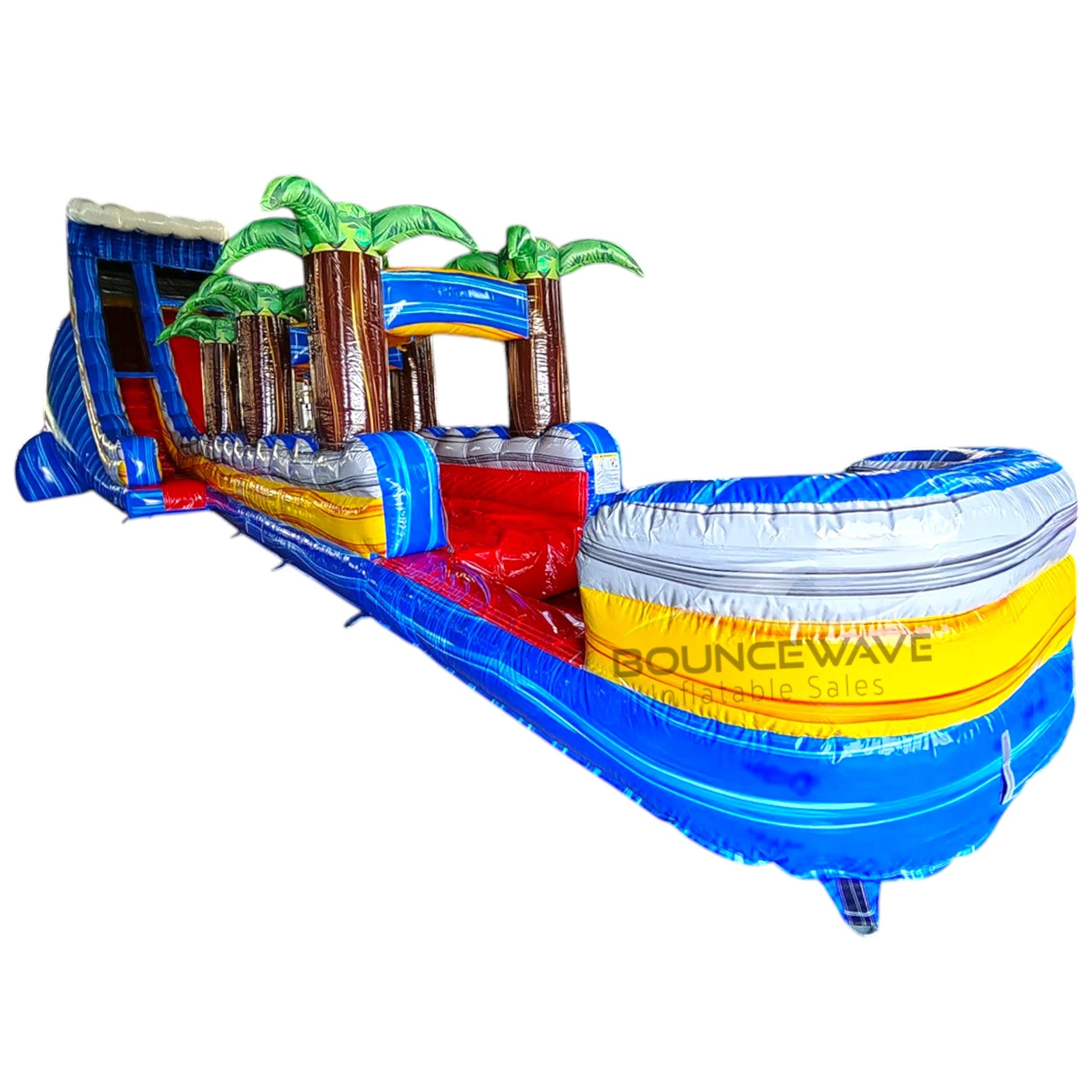 22ft Rip Curl Single Lane Inflatable Water Slide With Slip & Slide - BounceWave Inflatable Sales