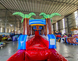 22ft Rip Curl Single Lane Inflatable Water Slide With Slip & Slide - BounceWave Inflatable Sales