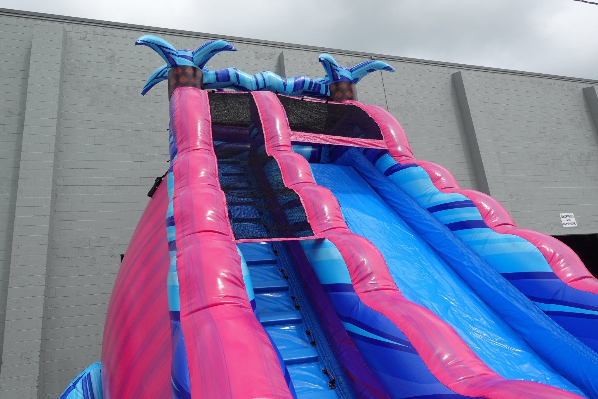 SQUARELINE☆Swell 18ft Tropic Shock Hybrid Dual Lane Inflatable Water Slide