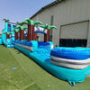 24ft Bahama Blast Single Lane Inflatable Water Slide With Slip & Slide - BounceWave Inflatable Sales