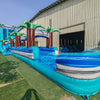 24ft Bahama Blast Single Lane Inflatable Water Slide With Slip & Slide - BounceWave Inflatable Sales