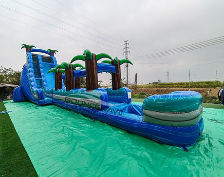 24ft Cayman Crush Single Lane Water Slide – Slip N Slide - BounceWave Inflatable Sales