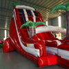24ft Crimson Bay DL 2pc Commercial Water Slide with Inflatable Slip & Slide - BounceWave Inflatable Sales
