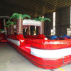 24ft Crimson Bay DL 2pc Commercial Water Slide with Inflatable Slip & Slide - BounceWave Inflatable Sales
