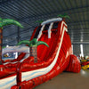 24ft Crimson Bay DL 2pc Commercial Water Slide with Inflatable Slip & Slide - BounceWave Inflatable Sales