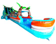24ft Fiji Falls Dual Lane 2pc Commercial Water Slide with Inflatable Slip & Slide - BounceWave Inflatable Sales