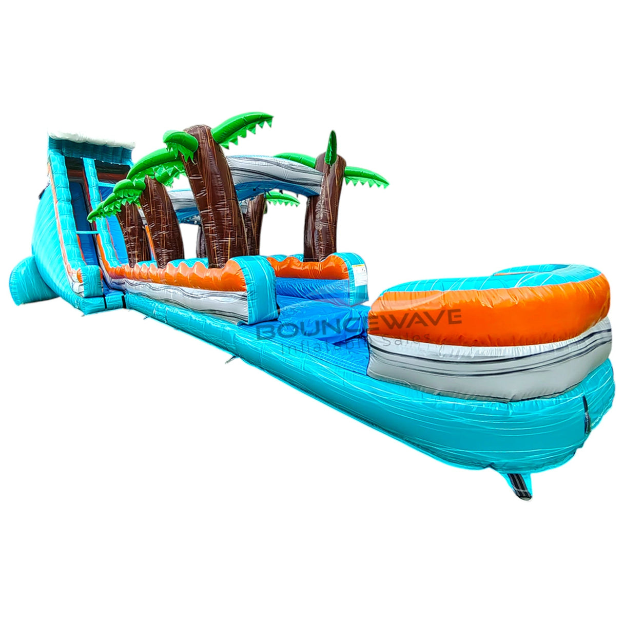 24ft Fiji Wave Single Lane 2 - Piece Water Slide with Slip & Slide - BounceWave Inflatable Sales