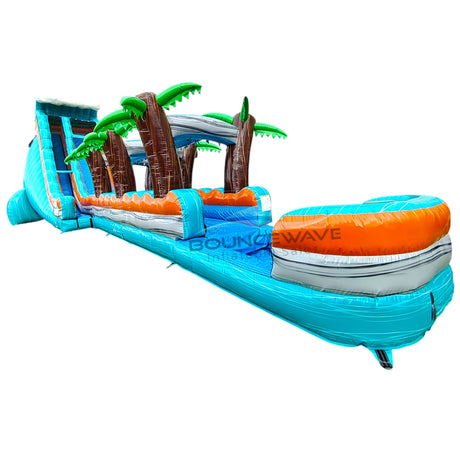 24ft Fiji Wave Single Lane 2 - Piece Water Slide with Slip & Slide - BounceWave Inflatable Sales