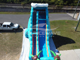 24ft Fiji Wave Single Lane 2 - Piece Water Slide with Slip & Slide - BounceWave Inflatable Sales