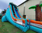 24ft Fiji Wave Single Lane 2 - Piece Water Slide with Slip & Slide - BounceWave Inflatable Sales