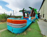 24ft Fiji Wave Single Lane 2 - Piece Water Slide with Slip & Slide - BounceWave Inflatable Sales