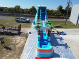 24ft Fiji Wave Single Lane 2 - Piece Water Slide with Slip & Slide - BounceWave Inflatable Sales