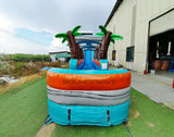 24ft Fiji Wave Single Lane 2 - Piece Water Slide with Slip & Slide - BounceWave Inflatable Sales