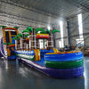 24ft Goombay Single Lane Inflatable Water Slide With Slip & Slide - BounceWave Inflatable Sales